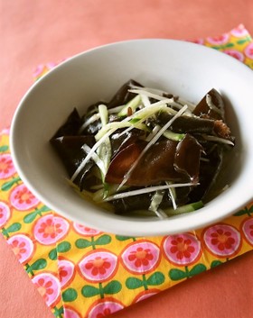 きくらげのあえもの(精進料理)
