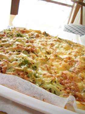 残り物も活用♪2つの味のPIZZA