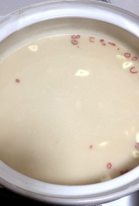 手作り鍋の素♡豆乳鍋