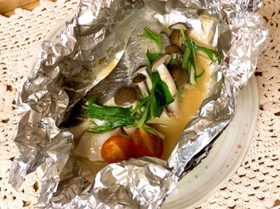 鱈と野菜のホイル焼きの写真