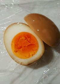 めんつゆで味付け卵