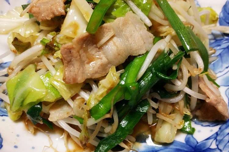 もやしとにらの 簡単焼肉のタレ炒め レシピ 作り方 By Haumama クックパッド 簡単おいしいみんなのレシピが354万品