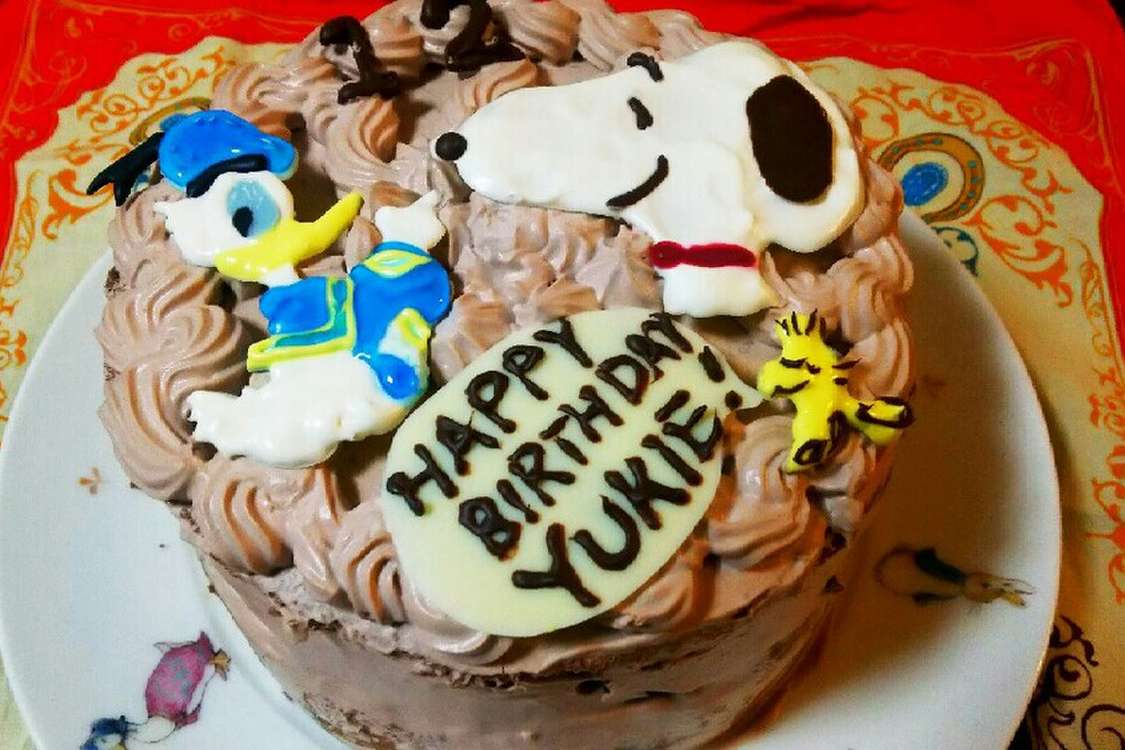 ドナルドダック スヌーピー 誕生日ケーキ レシピ 作り方 By タノタノ クックパッド 簡単おいしいみんなのレシピが379万品