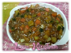 彩りドライカレー