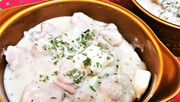 タイム香る【鶏肉とクリチのクリーム煮】の写真