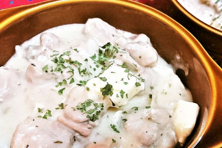 タイム香る 鶏肉とクリチのクリーム煮 レシピ 作り方 By ｓ４ クックパッド 簡単おいしいみんなのレシピが360万品