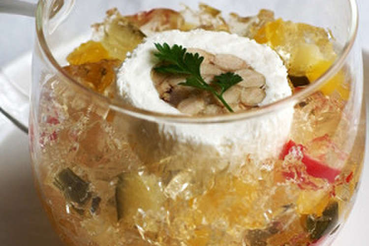 納豆とクリームチーズの前菜ジュレスープで レシピ 作り方 By おとうふタイシ クックパッド