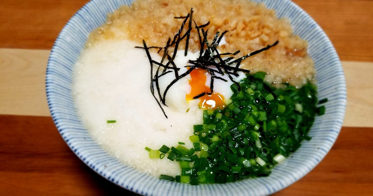 汁まで飲み干せる 月見とろろうどん レシピ 作り方 By カレー味 クックパッド 簡単おいしいみんなのレシピが351万品