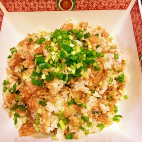 レンジで超簡単 バター醤油のネギ焼めし