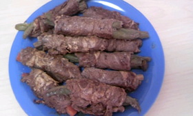 野菜の牛肉巻