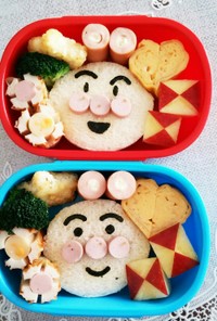 幼稚園(年少)双子のお弁当9