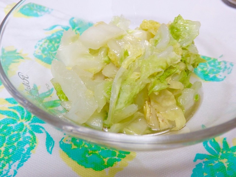 レンジだけで簡単副菜♡白菜ナムルの画像