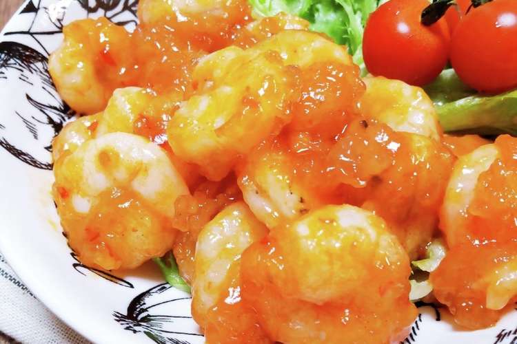 お弁当に 調味料2つの簡単エビチリ レシピ 作り方 By ひぃらぃ クックパッド 簡単おいしいみんなのレシピが373万品