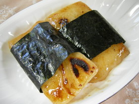 簡単☆めんつゆバター餅