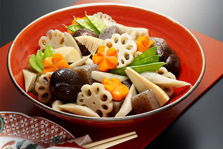 割烹白だしで簡単 お正月煮しめ レシピ 作り方 By ヤマキ クックパッド 簡単おいしいみんなのレシピが353万品