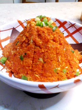 京にんじんのしりしり◎赤富士