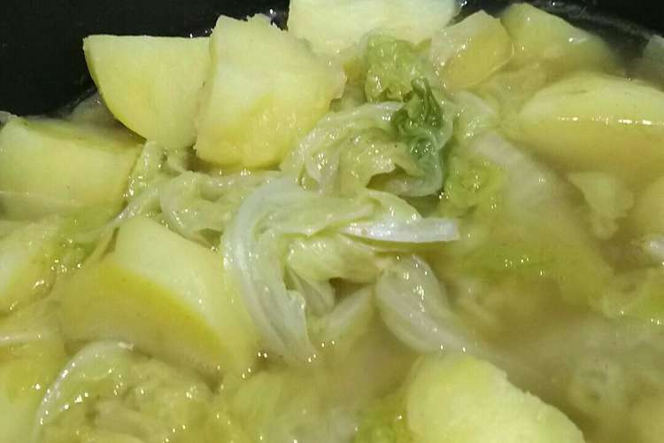 白菜とじゃがいものほんだし煮 レシピ 作り方 By Mari クックパッド 簡単おいしいみんなのレシピが352万品