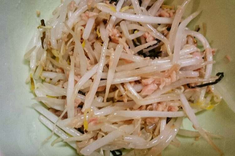 あと一品 レンジで簡単ボリュームもやし レシピ 作り方 By Vinne クックパッド 簡単おいしいみんなのレシピが375万品