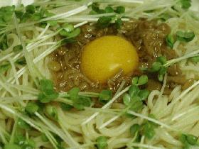 にんにく卵黄パスタ
