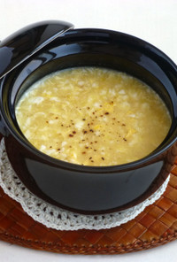 玉米湯　豆腐とコーンのスープ