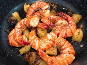 ハワイの味ガーリックシュリンプをお家で!