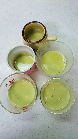 ダブル抹茶豆乳パンナコッタ