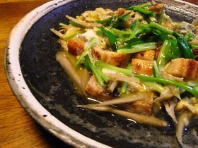 柳川風☆穴子の卵とじ