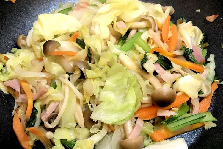 にんにく醤油野菜炒め レシピ・作り方 By Naoando 【クックパッド】 簡単おいしいみんなのレシピが363万品