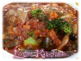 簡単チキンのトマト煮込み風