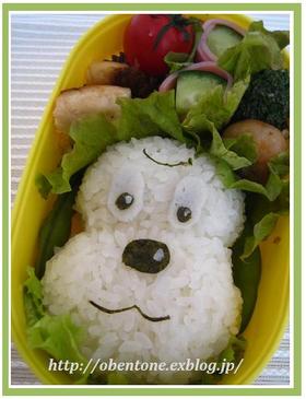 キャラ弁♪わんわん♪