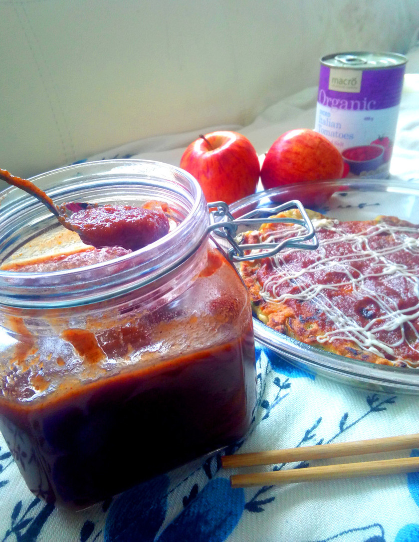 分厚い自家製アップルソースのレシピ