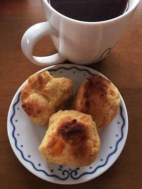 スコーン☆熟柿★卵乳不使用*簡単