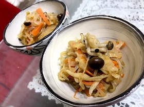 大家族用【かさ増し切り干し大根煮】