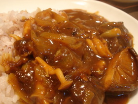 お家にあるもので・・・干し椎茸のカレー