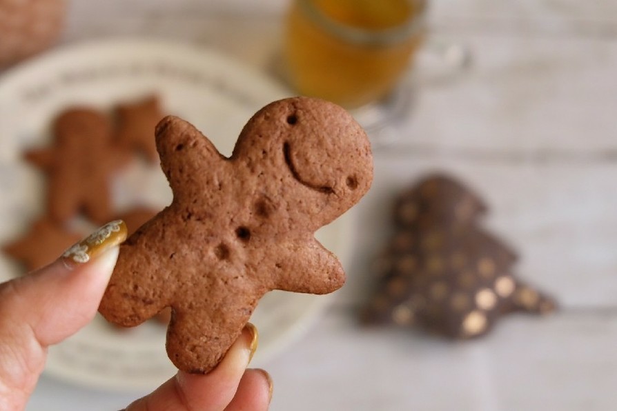 クリスマスに☆ジンジャーマンクッキーの画像