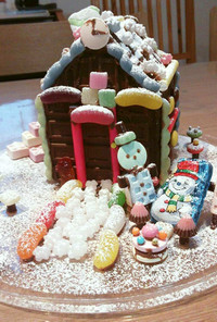 チョコレートのヘクセンハウス　お菓子の家