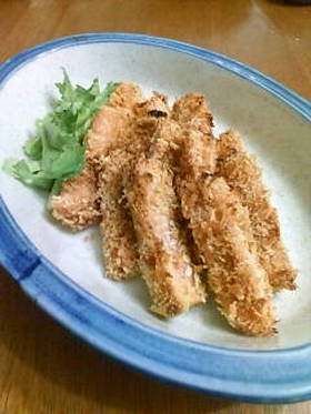 おさかなのソーセージ❤パン粉焼き