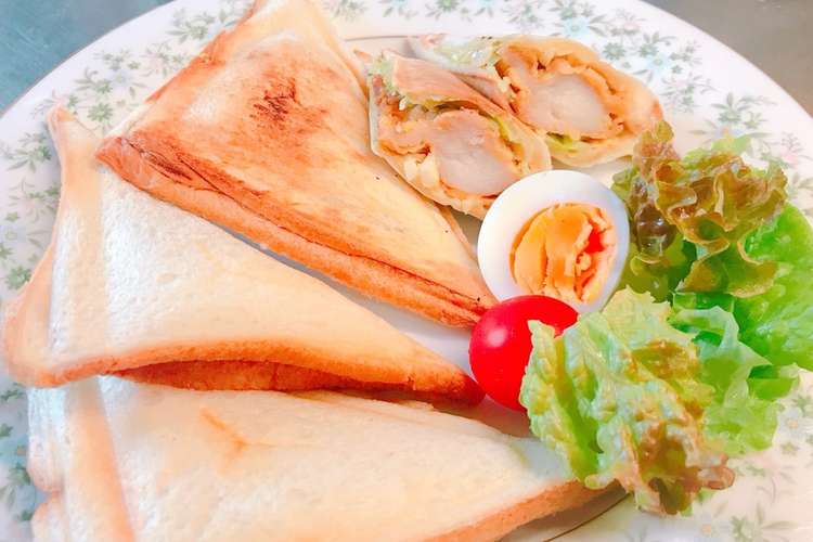 ゆっくり朝食に チキン南蛮のホットサンド レシピ 作り方 By かっちゃん杉 クックパッド 簡単おいしいみんなのレシピが360万品