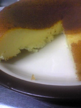 濃厚チーズケーキoプロセス&炊飯器o