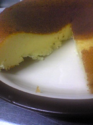 濃厚チーズケーキoプロセス＆炊飯器oの写真