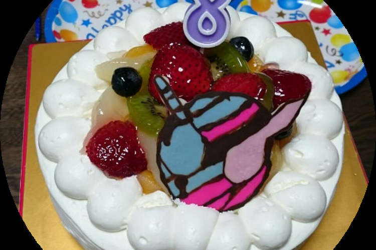 仮面ライダービルドチョコ 誕生日ケーキ レシピ 作り方 By クックpyw6ok クックパッド