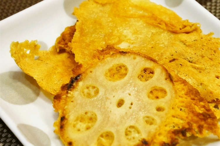 レンコンのチーズ焼き フライパンひとつで レシピ 作り方 By Yunachi30 クックパッド
