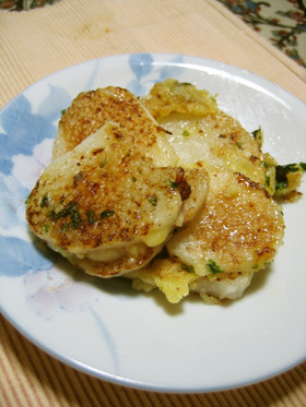 ちょっと洋風に 長いものチーズ焼き