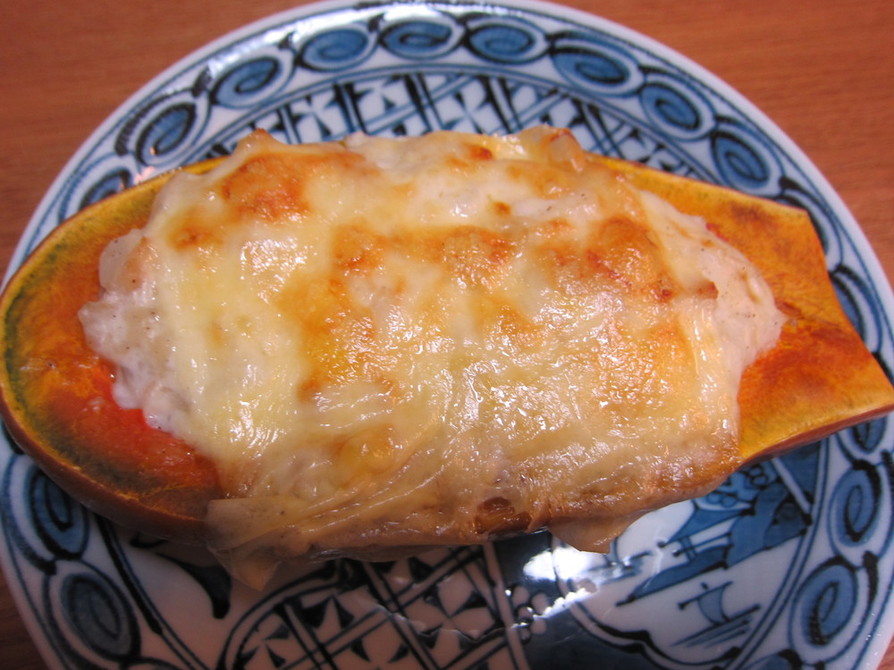 バターナッツカボチャのグラタンの画像