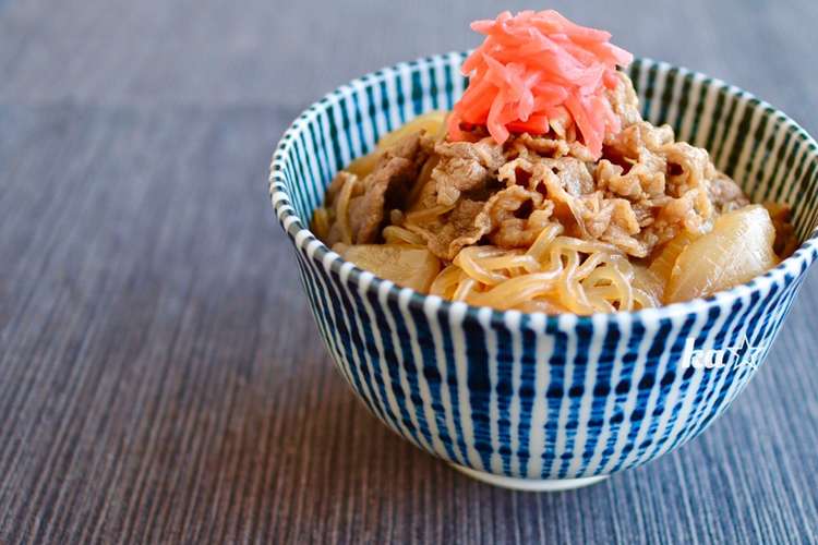 丼 クックパッド 牛 レシピ