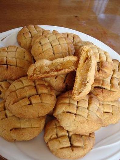 リンゴジャムサンドクッキーの写真