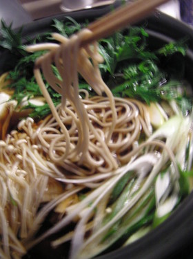 大晦日 蕎麦しゃぶで 年越し蕎麦