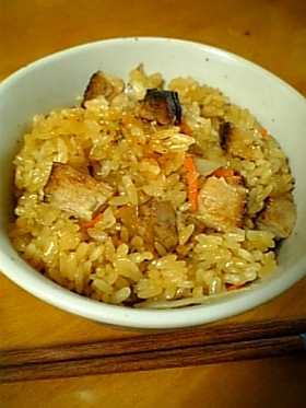 焼き豚入りおこわ◇中華ちまき風