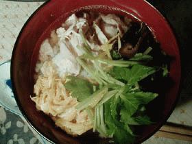 奄美大島 鶏飯風汁かけご飯