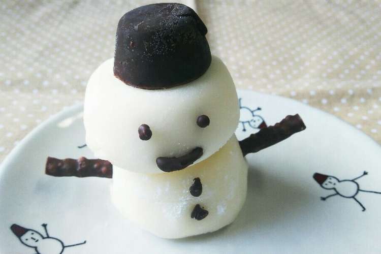 雪見だいふくで雪だるま クリスマス レシピ 作り方 By しまみづき クックパッド 簡単おいしいみんなのレシピが355万品